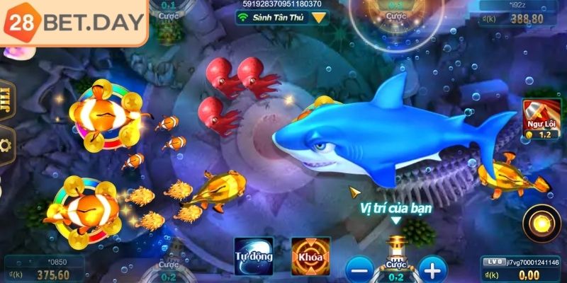 Điều chỉnh nhịp bắn linh hoạt khi tham gia Đánh Cá Vui Vẻ 28bet