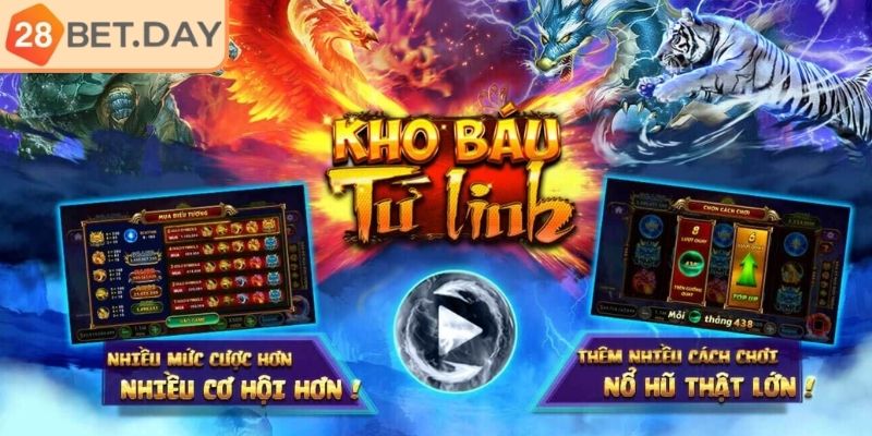 Giới thiệu game Kho Báu Tứ Linh 28bet
