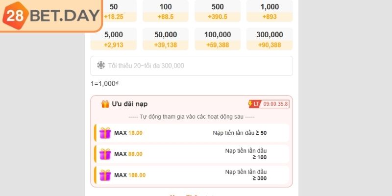 Cách nạp trên hệ thống