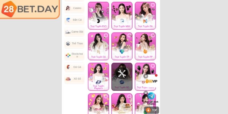 Khám phá sảnh EVO 28bet
