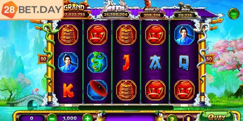 Cách chơi cơ bản của game nổ hũ Thanh Xà Bạch Xà 28bet