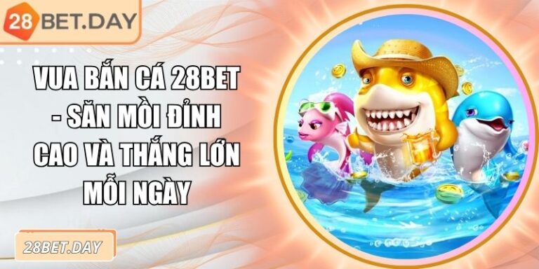 Vua Bắn Cá 28bet - Săn Mồi Đỉnh Cao Và Thắng Lớn Mỗi Ngày 4 Vua Bắn Cá 28bet